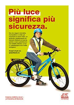 Generali initiative poster bicicletta